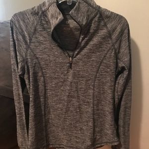 Gray Half-Zip
